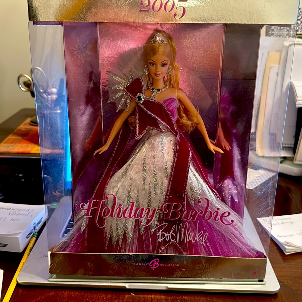 2005 Bob Mackie holiday Barbie never opened